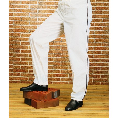 Mudtrousers White with Black Stripe – Waterproof