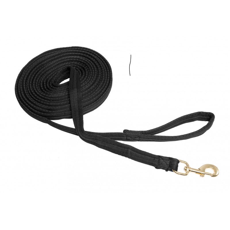 Lunge Reins, Soft Nylon 8,5 meters, Horse Comfort