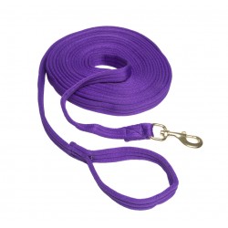 Lunge Reins, Soft Nylon 8,5 meters, Horse Comfort