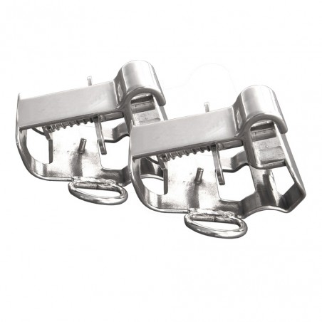 Finn-Tack - Plain Quick Hitch - QH Couplers, 1 pair