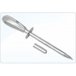 Trocar & Cannula 10 mm Dia 15 cm length Metal Handle (SS) 15 cm - 1 pcs
