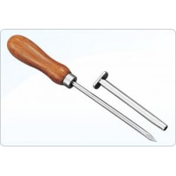 Trocar & Cannula 10 mm Dia 15 cm length Wood Handle (SS) 15 cm - 1 pcs