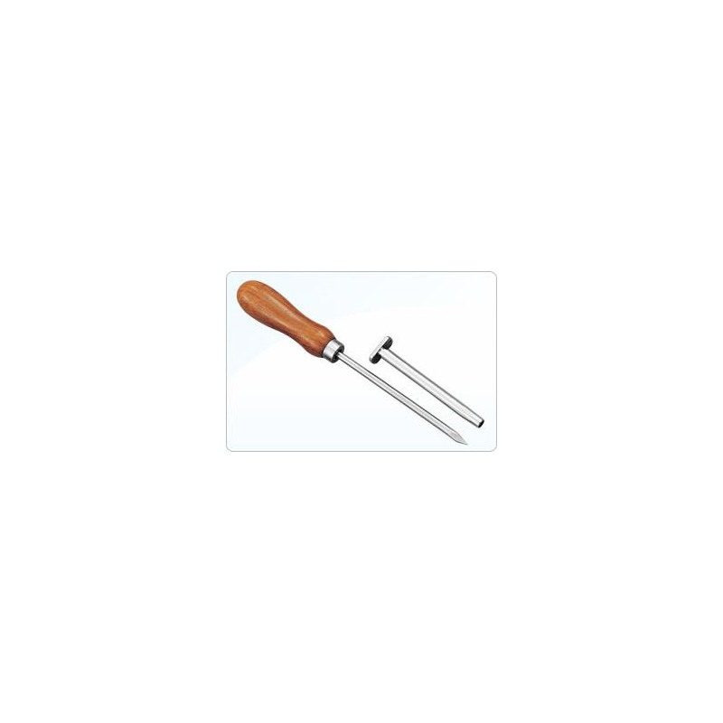 Trocar & Cannula 10 mm Dia 15 cm length Wood Handle (SS) 15 cm - 1 vnt