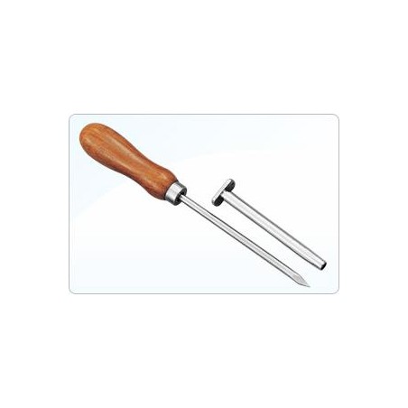 Trocar & Cannula 10 mm Dia 15 cm length Wood Handle (SS) 15 cm - 1 vnt