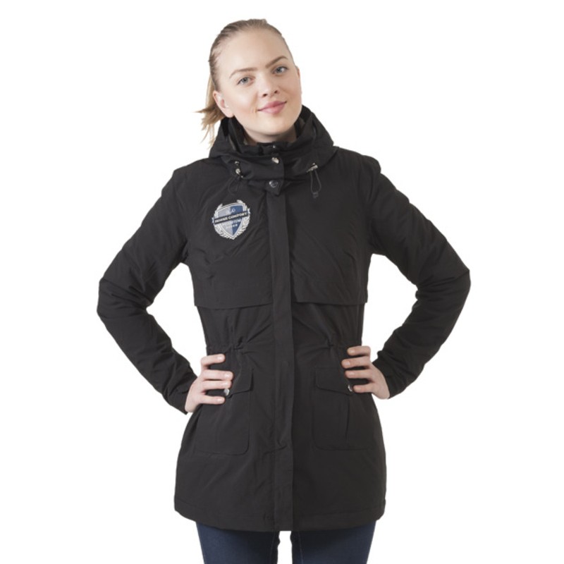 Parka Jacket Black Lady Fit, Horse Comfort Premium