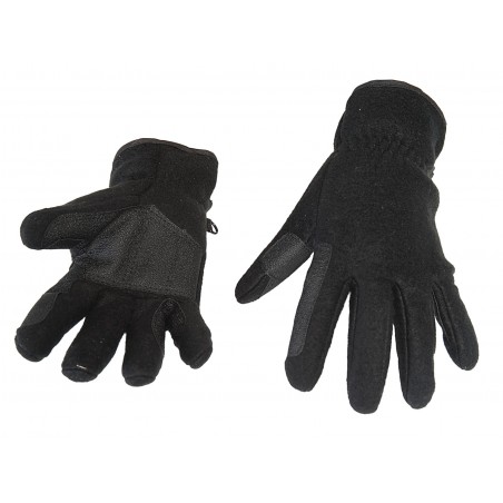 Fleece Riding Gloves, Black, Navy and Brown - Child, XS (Extra Small) 1 pair