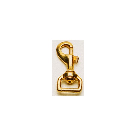 Snap hook, Brass - 72 mm