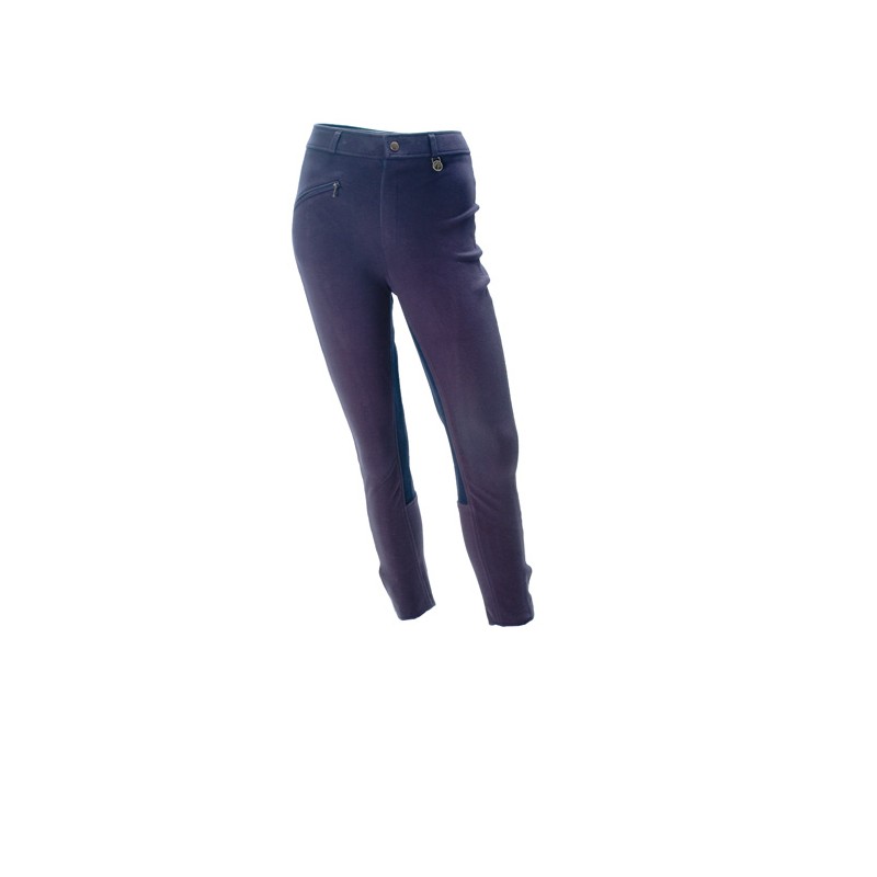 Breeches with Full Seat, Ruff-Ruff - Navy Blue - Size 140 Girl