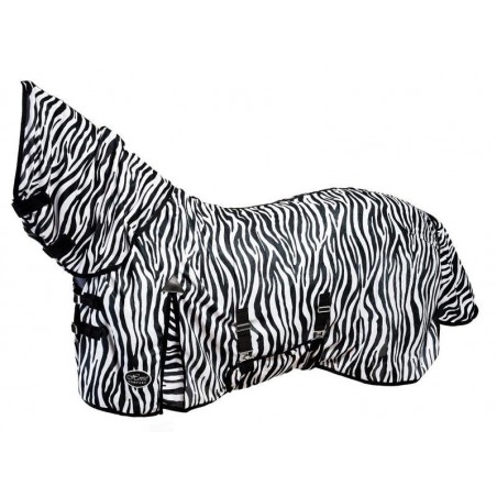 Fly Sheet with Body Cover - "Zebra pattern", Horse Comfort - Size 125