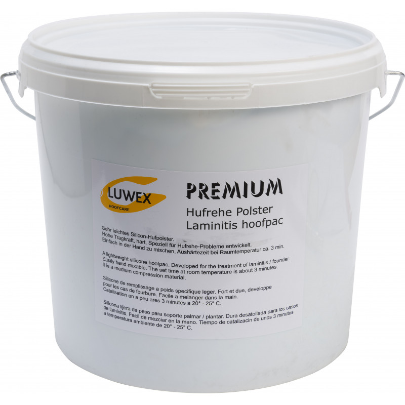 Luwex Premium Hufrehe Polster, Laminitis Hoofpac, 4 litrų kibiras - 1 vnt.