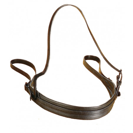Breast Collar for Training with Short Straps - Black
