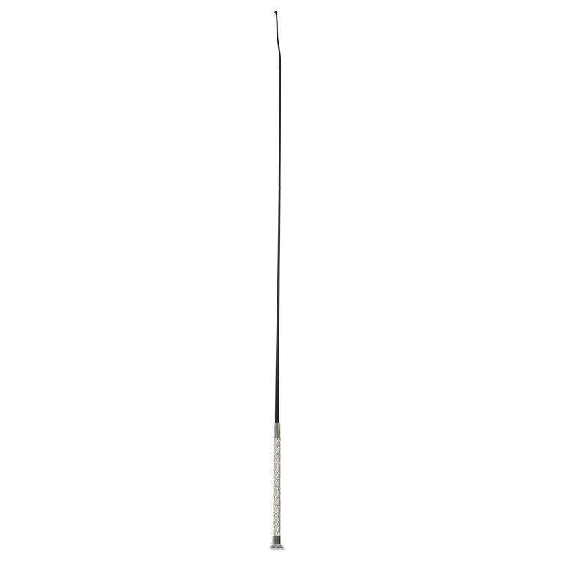 Wahlsten Dressage Whip - Swirl - Silver, 110 cm