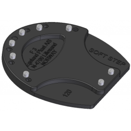 Soft Step - Plastikinis formuotas filcas su grifais, 1 pora