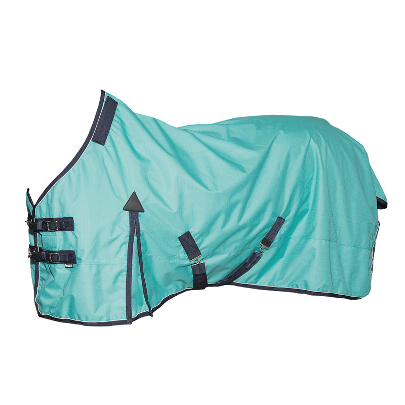 Rain Buster Outdoor Rug with Nylon Lining, turquoise - Size 145