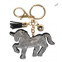 Soft Horse Keyring with Diamonds
