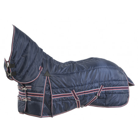 Stable Rug Full Neck 200 grams Navy, Horse Comfort - Size 135