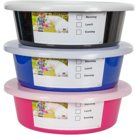 Feed Bowl 6 liter, Navy Blue - Made in Sweden (Without Lid)