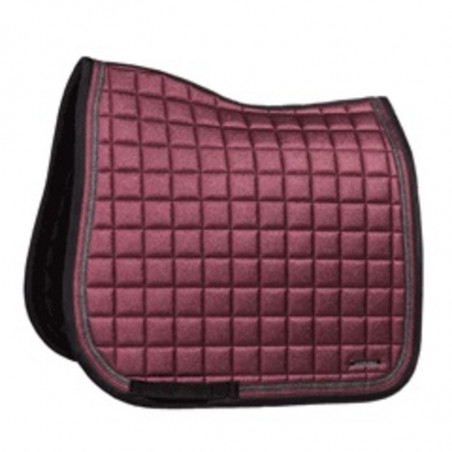 Lami-Cell - Glossy Dressage Saddle Pad, Burgundy, FULL