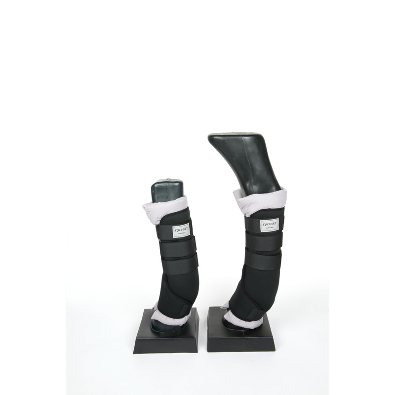 Lami-Cell Stable and travelling boots EQUI-SKY black/dark grey - Large - 4 pcs/set