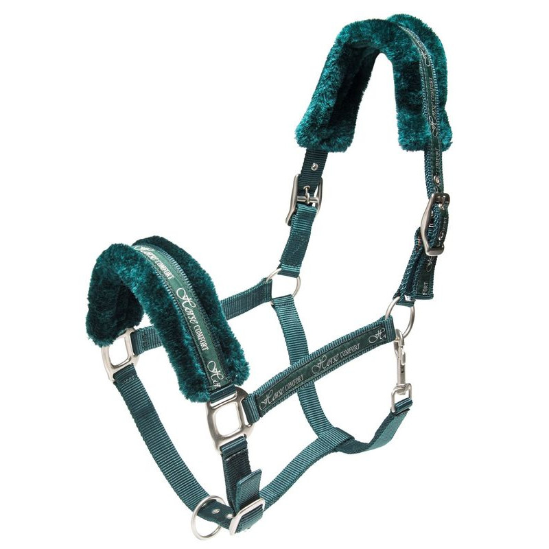 Horse Comfort Nylon Halter with Teddy