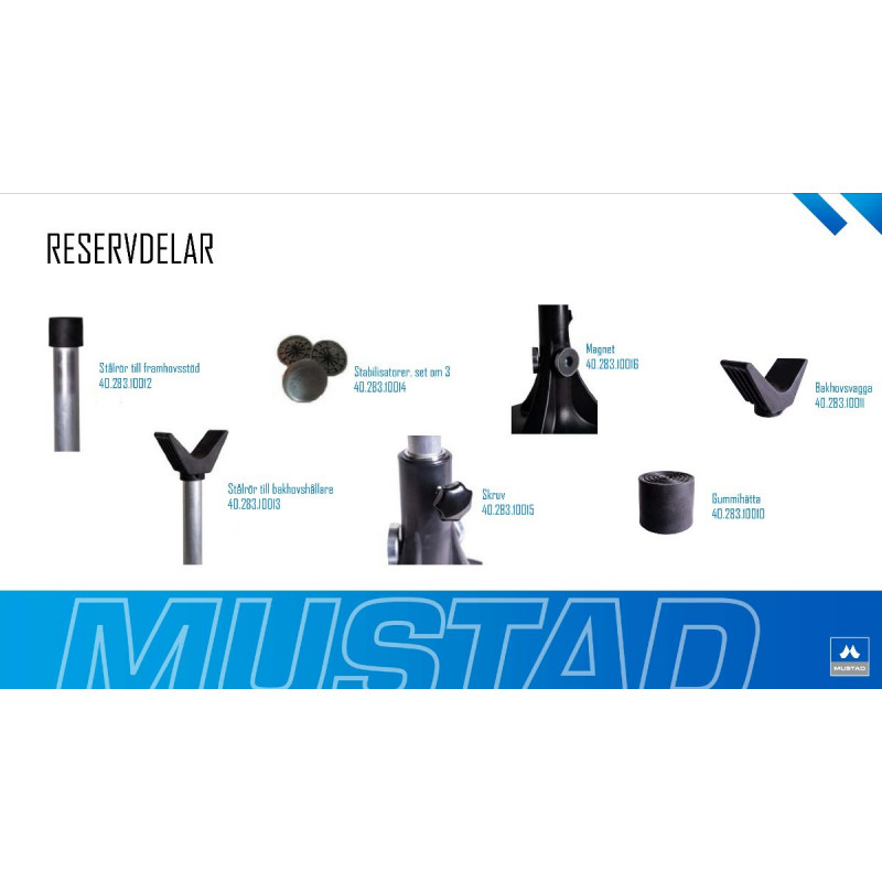 Mustad Hoofhelper, Hoof Stand Black - 1 vnt