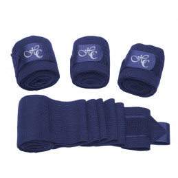 Fleece and Elastic Bandage Brown, Horse-Comfort