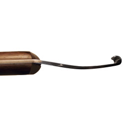 ICAR - Hoof Knife - Straight Blade - Interchangable Blade - Mahogany Handle - Right / Left - 1 pcs