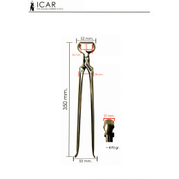 ICAR - Half Round Nipper Polished - 1 pcs
