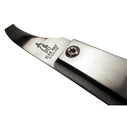 ICAR - Hoof Knife VET. 2.0 - Straight Blade - High Carbon Stainless Steel Blade - Forged Aluminum Handle - Right / Left - 1 pcs