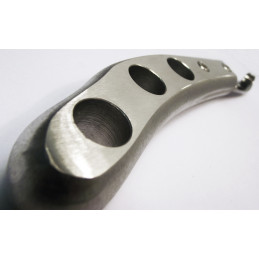 ICAR - Hoof Knife VET. 2.0 - Straight Blade - High Carbon Stainless Steel Blade - Forged Aluminum Handle - Right / Left - 1 pcs