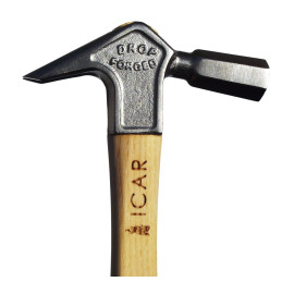 ICAR - The Driving Hammer 10 oz - 285 gr - Hot Drop Forged - Ergonomic Hickory Wood Handle - 1 vnt