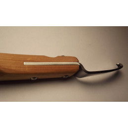 ICAR - Hoof Knife Knifergo - Drop Blade - Interchangeable Blade - Cherry Wood Ergonomic Handle - Right / Left - 1 pcs