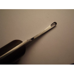 ICAR - Classic Abscess Knife Blade - Mahogany Handle – 19 mm. or 11 mm. - Long Loop - 1 pcs