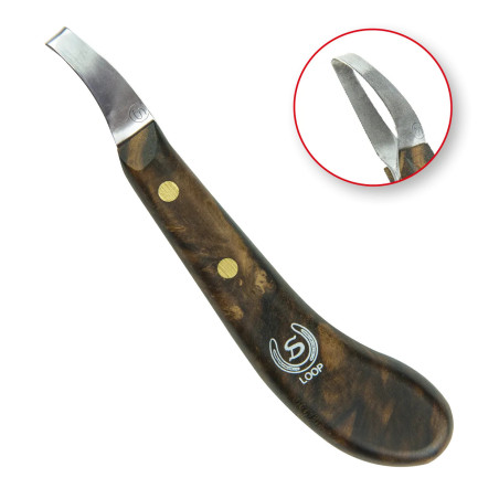 DOUBLE-S - Hoof Knife LOOP Steel - 1 pcs