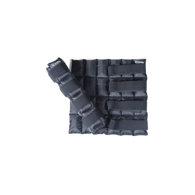 W-Ice Wrap Cooling Mattresses, Black, Horse Comfort - 1 pair.