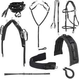 Wahlsten Premium Next Level QH Harness Complete, Biothane, Pony