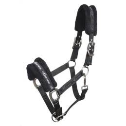 Horse Comfort Nylon Halter with Teddy