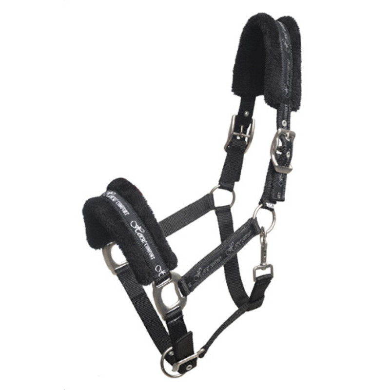 Horse Comfort Nylon Halter with Teddy