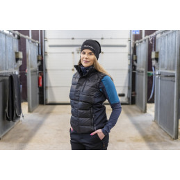 Wahlsten Cadde Women's Hybrid Vest, Black