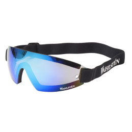 Wahlsten Trotting Googles with Wide Band and Blue Lenses