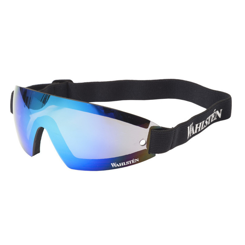 Wahlsten Trotting Googles with Wide Band and Blue Lenses