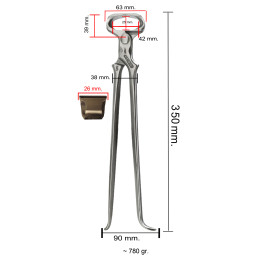 ICAR - Farry 14" Polished Plus - 4 Functions Pull-Off, 1 vnt