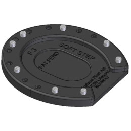 Soft Step - Egeland Plastic Shoe - WF2 - 115 with 8 Studs - 1 pair
