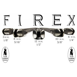 ICAR - Fire Tong FIREX, Forged, 1 pcs
