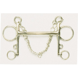 Pelham Bit, Straight - 1 pcs