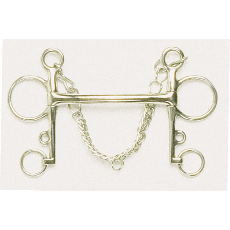 Pelham Bit, Straight - 1 pcs