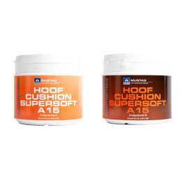 ComfortMix Hoof Cushion, 2 x 660 gram - Component A+B (pair), Lightweight hoof filler for shock absorption​ - 1 set.