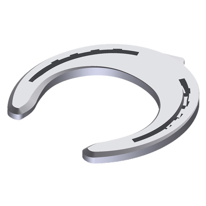 Blacksmith Aluminum, Open Toe Irons Model, Wide Front Toe - 1 pair