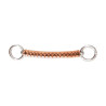 Finn-Tack Leather Covered Straight Overcheck Bit