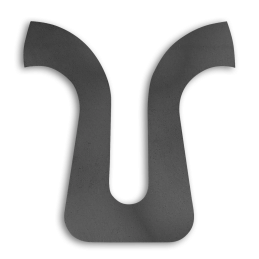 Double-S - Insert X Bar, Steel - 1 pair